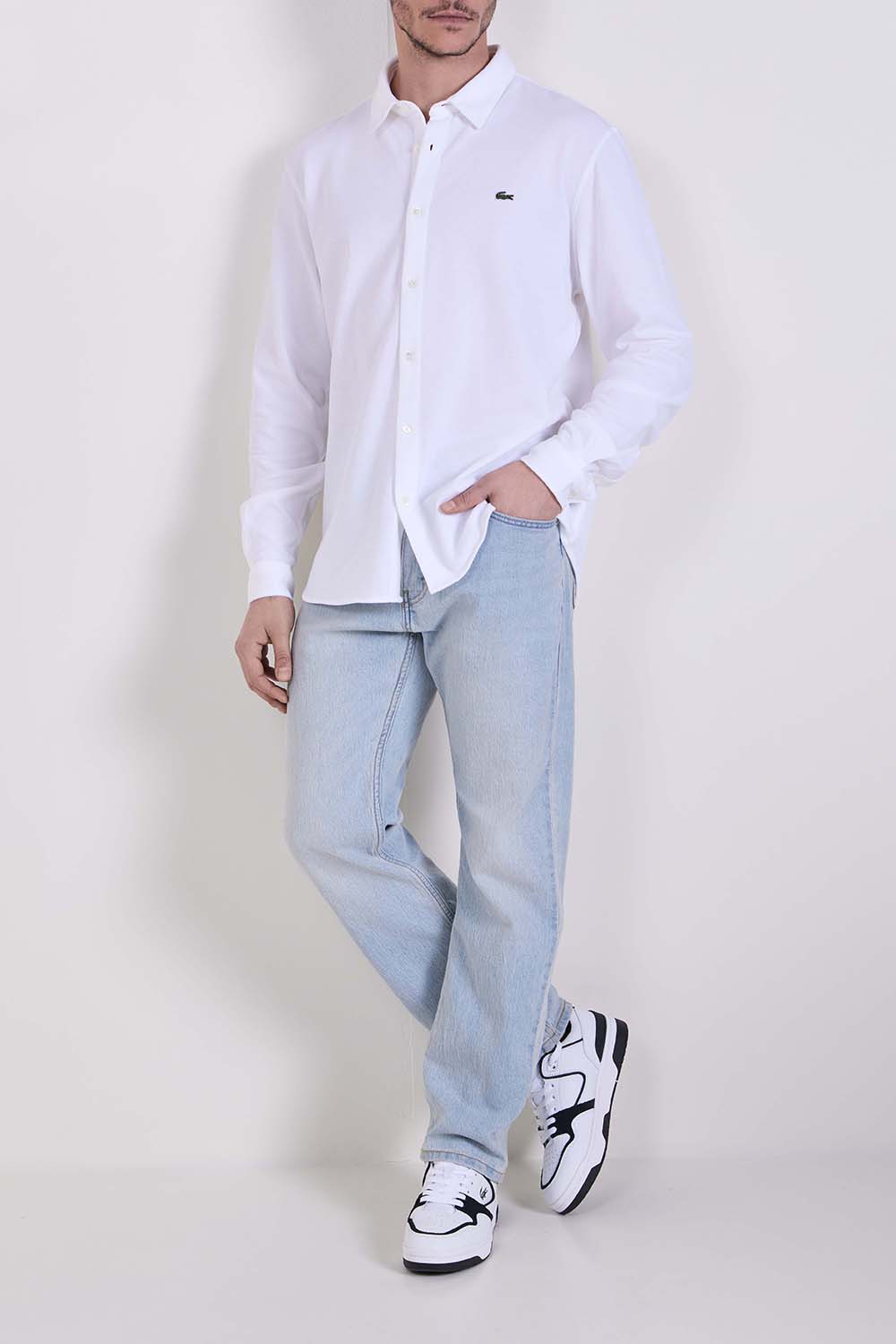 חולצת כפתורים ארוכה